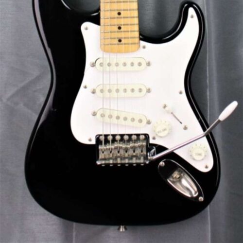 1992 Fender Stratocaster Mini MST-35 SSS Black -        Stratocaster