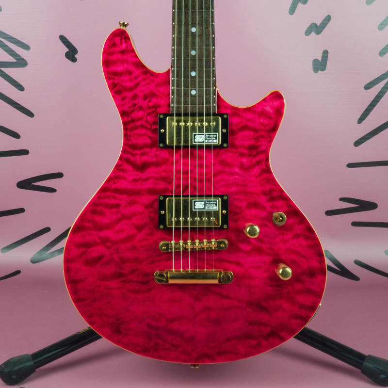 2013 Edwards Potbelly PO-105D See Thru Pink - £995 used Guitar