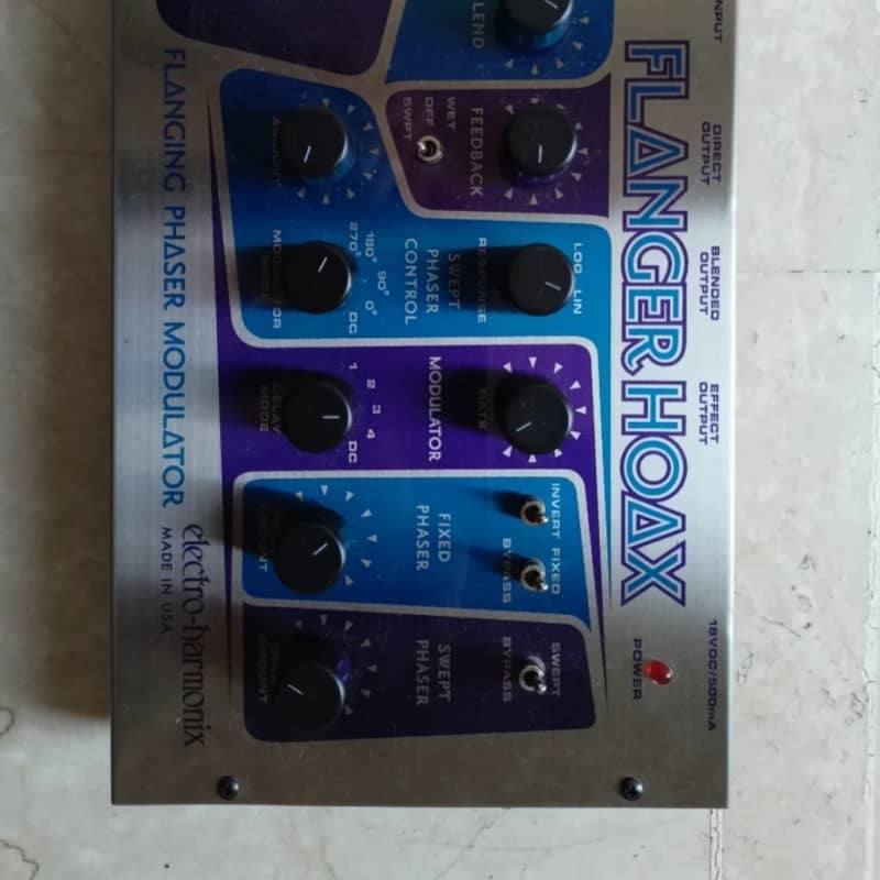 used 2010s Electro-Harmonix Flanger Hoax Phaser / Flanger Modulator... - Effect Pedal