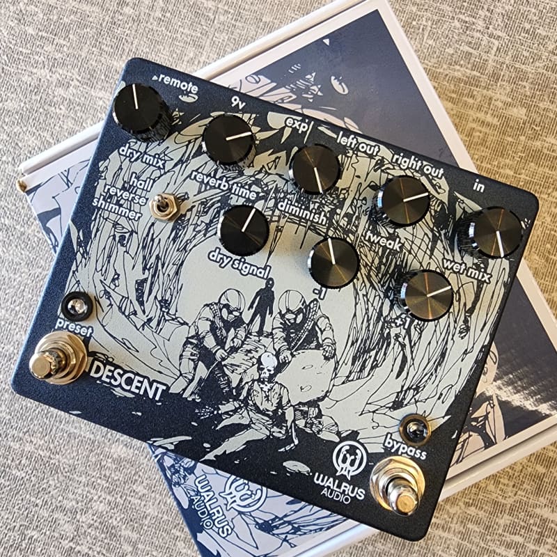 used 2015 - Present Walrus Audio Descent Reverb / Octave Machine Blue - Effect Pedal