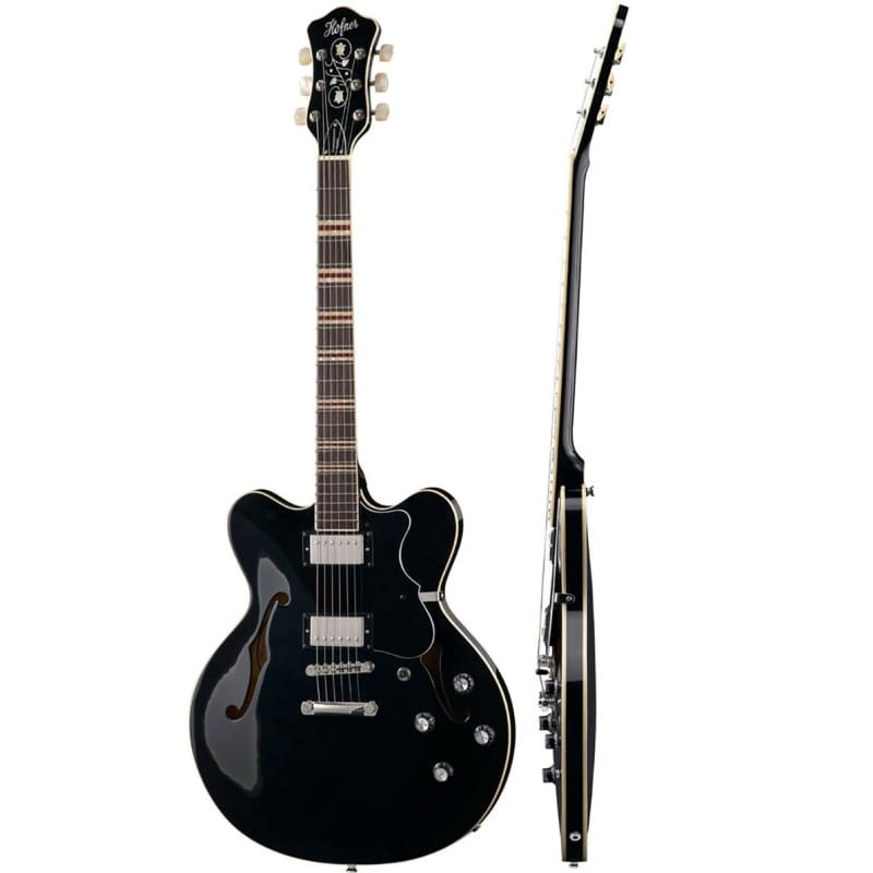 Hofner HCT Verythin Electric Guitar - Black - £549 new Guitar