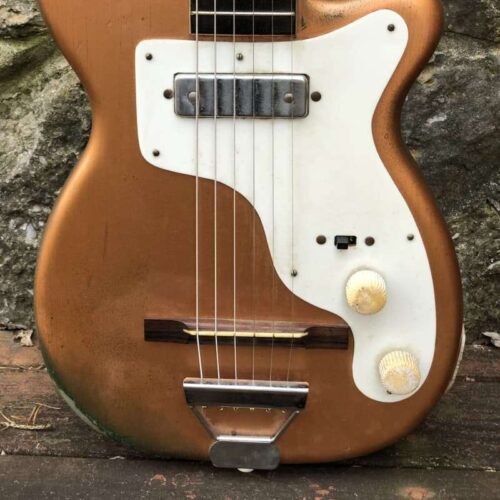 1957 Harmony Stratotone Jupiter H44 Copper -        Stratocaster