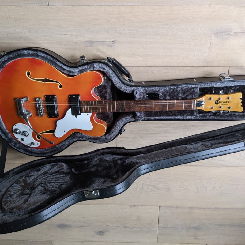 1968 Mosrite Celebrity III Orange - £1500 used Guitar