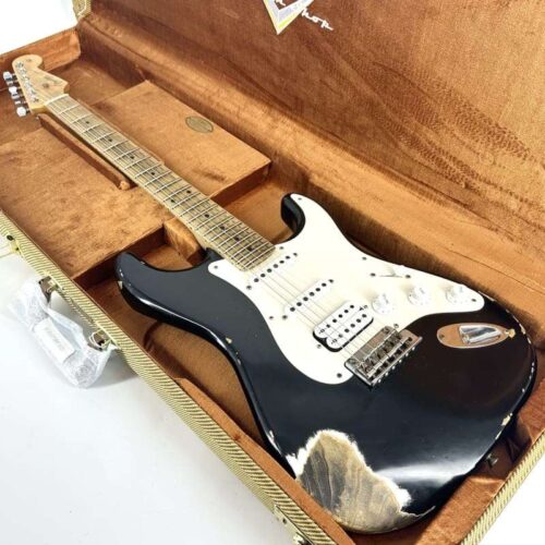 2022 Fender Custom Shop '55 Reissue Stratocaster Relic Black -       Custom Shop Stratocaster