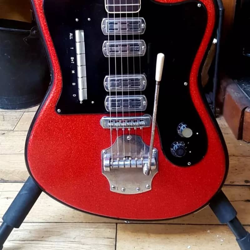 1963 Crucianelli Elite V-40 Red Sparkle - £2500 used Guitar