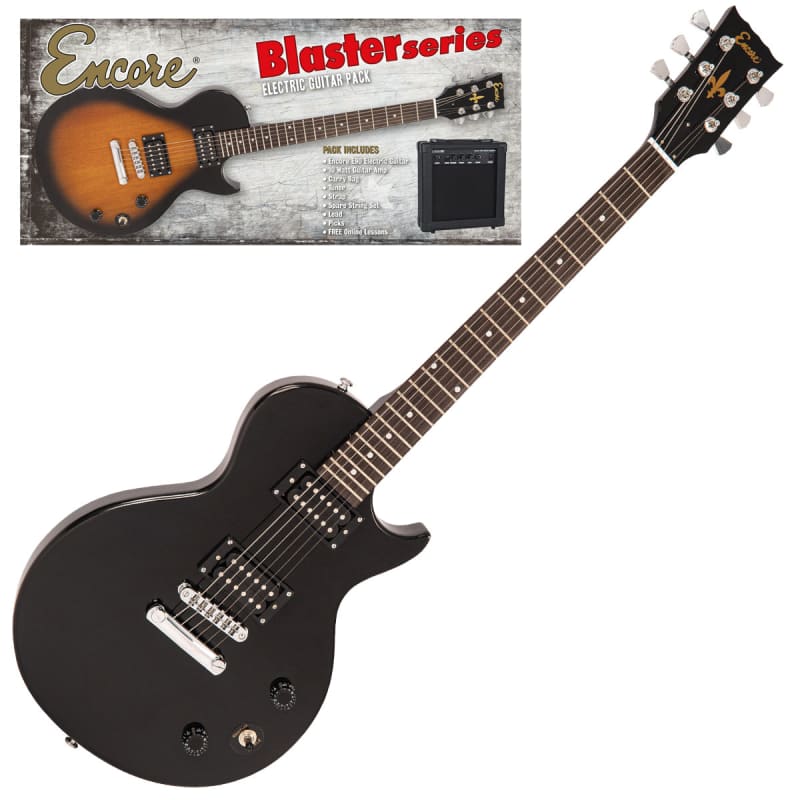 Encore Encore Blaster E90 Electric Guitar Pack ~ Gloss Black - £195 new Guitar