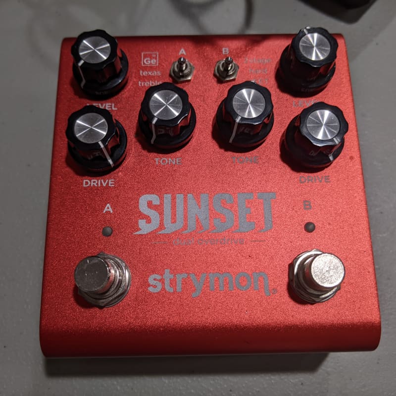 used 2017 - Present Strymon Sunset Dual Overdrive Red - Effect Pedal