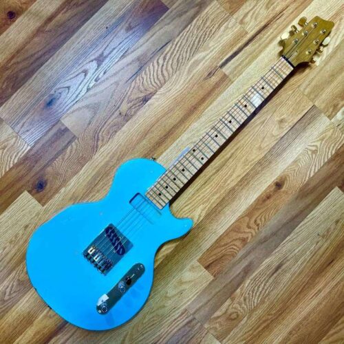 Handmade Sort of a Les Paul shape Blue -         Les Paul