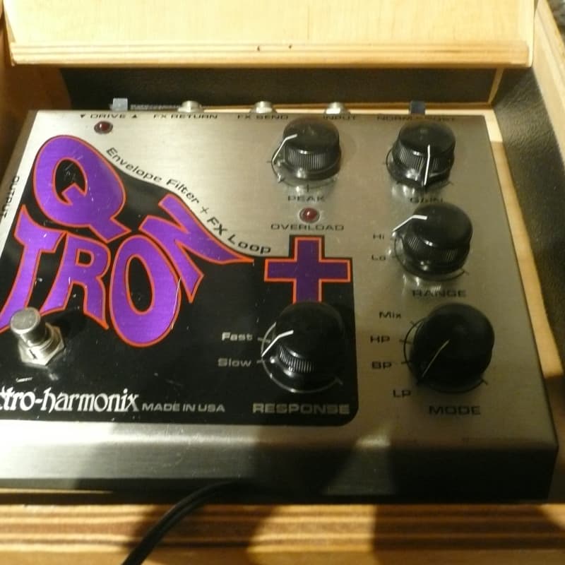 used 2000s Electro-Harmonix Q-Tron Plus Envelope Filter Silver / Pu... - Effect Pedal