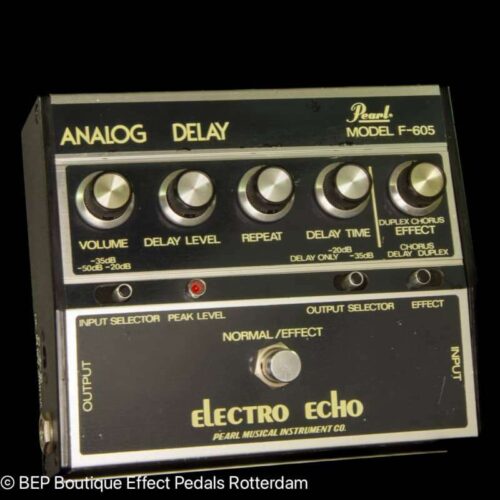 1970s Pearl Model F-605 Electro Echo Analog Delay Black -            Analogue Delay