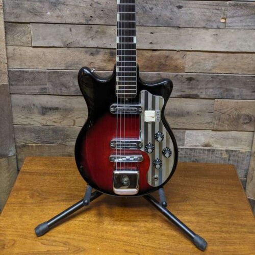 Teisco Teisco ET-200 Rare 6x2 MIJ Electric Guitar Red -         Vintage Electric Guitar