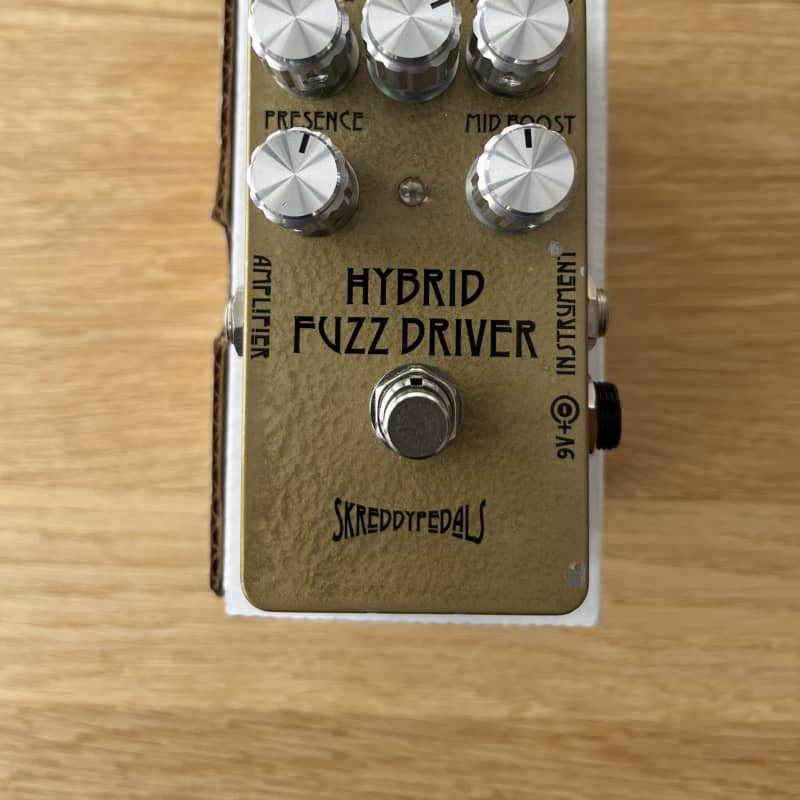 used 2014 Skreddy Hybrid Fuzz Driver Bronze/Gold - Effect Pedal