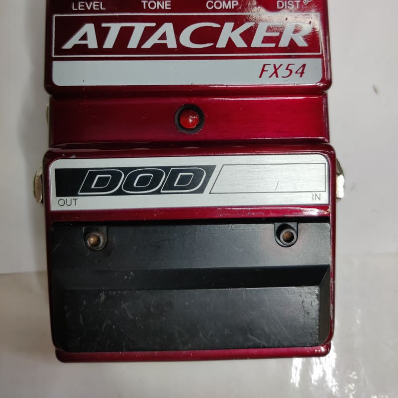 used 1990s DOD FX54 Attacker Compressor / Distortion Red - Effect Pedal