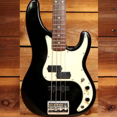 1991 Fender Precision Bass Plus with Rosewood Fretboard Black -         Precision Bass