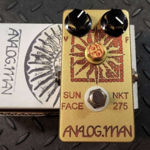 2021 Analogman Sun Face Red Dot NKT-275 Germanium Fuzz Gold -         Fuzz