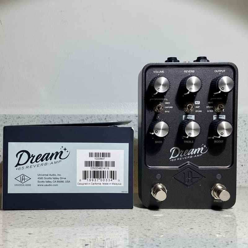 used ~2020 Universal Audio Dream 65 Reverb Amplifier Black - Effect Pedal