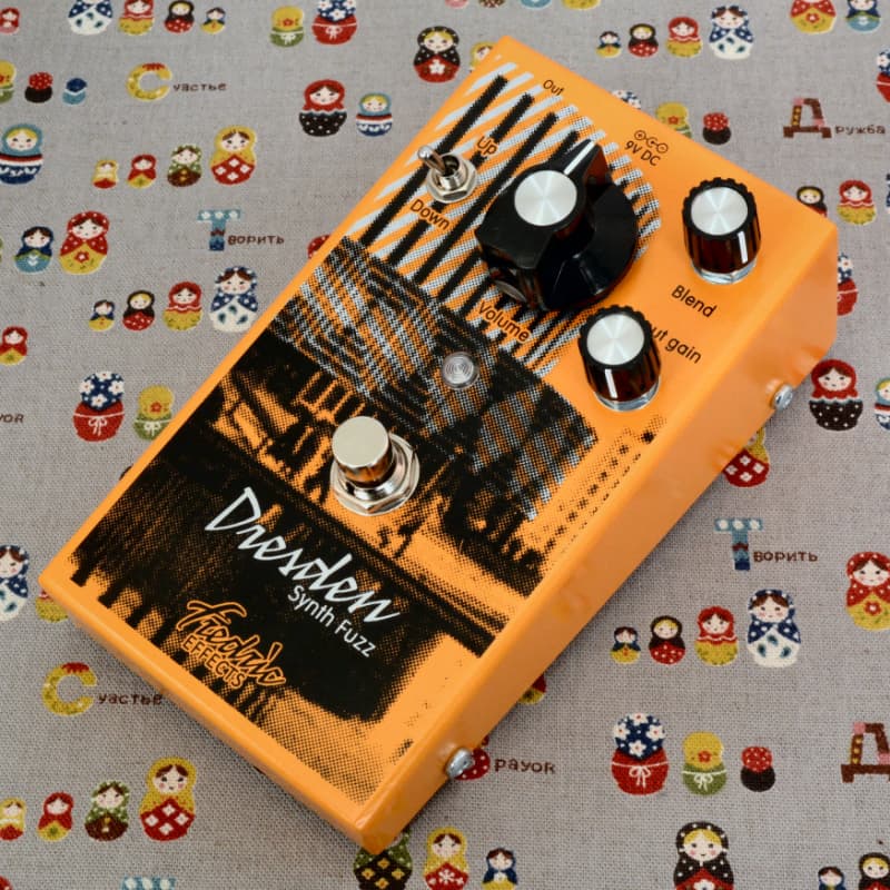 new 2023 Fredric Effects Dresden Synth Fuzz MkII Yellow - Effect Pedal