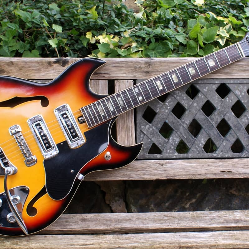 1960s Teisco Barney Kessel Sunburst - £439 used Guitar