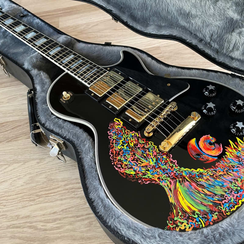 Gibson Les Paul Custom Keith Richards Psychedelic Tribute - £4999 used Guitar