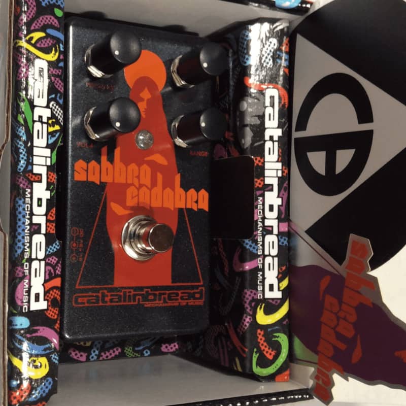 used Catalinbread Sabbra Cadabra Boost Overdrive Pedal Black - Effect Pedal