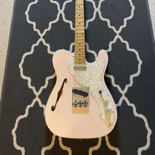 2018 Fender Masterbuilt Thinline Telecaster shell pink -        Telecaster