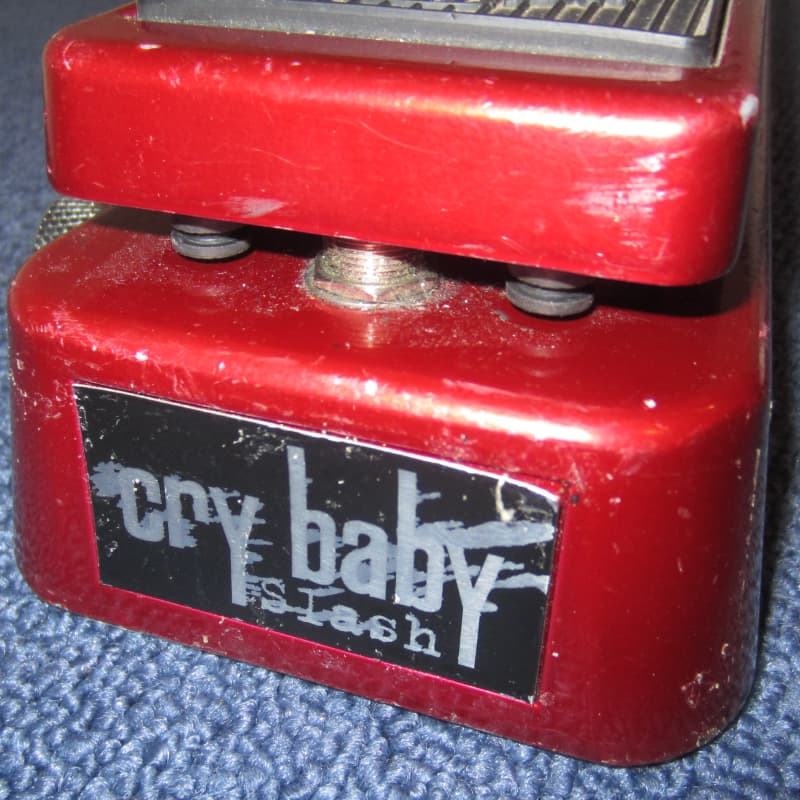 used 2015 Electro-Harmonix ~2015 Jim Slash Cry Baby Wah Wah Pedal Red - Effect Pedal