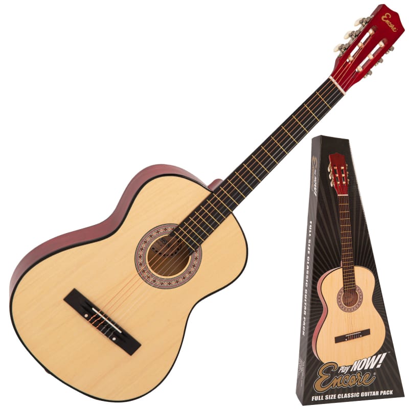 Encore Encore Full Size Classic Guitar Outfit ~ Natural - £58.32 new Guitar