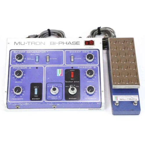 used 1976 Mu-Tron Bi-Phase Blue & Silver - Effect Pedal