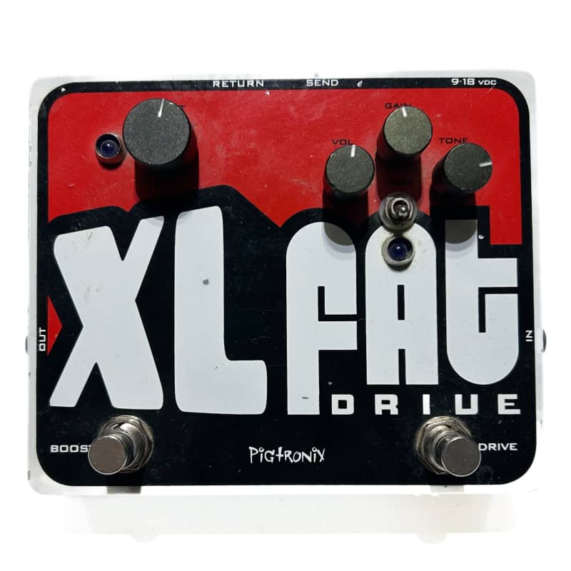 used 2010s Pigtronix XL Fat Drive Red - Effect Pedal