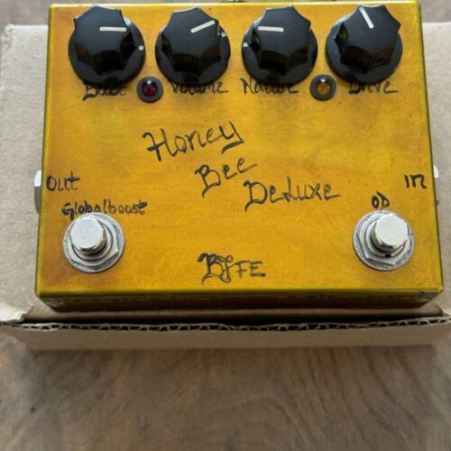 used 2000 - 2018 BJFE Honey Bee Deluxe Overdrive (4-Knob) Gold - Effect Pedal