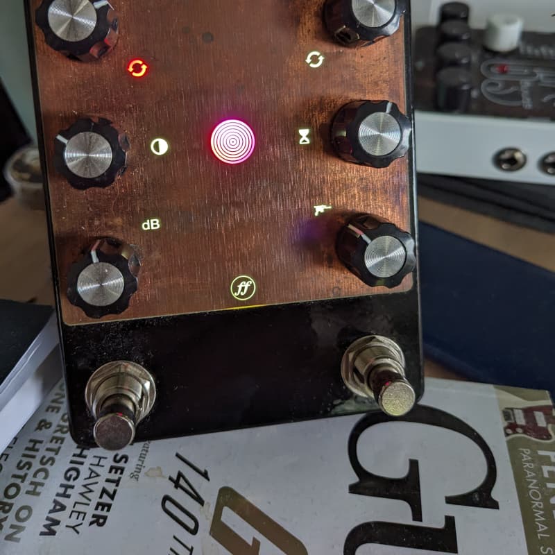 used 2020 - 2021 Fjord Fuzz Bifrost V2 Black / Copper - Effect Pedal