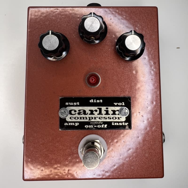 used 2010's Carlin / Moody Sounds Compressor / Overdrive Pedal Red - Effect Pedal