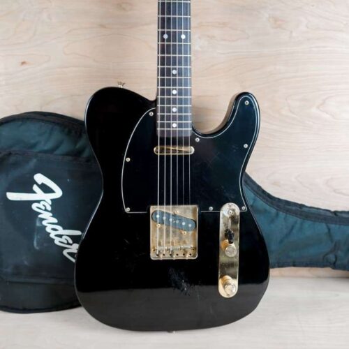 1989-1990 Fender TLG Gold Telecaster MIJ" Black -        Telecaster