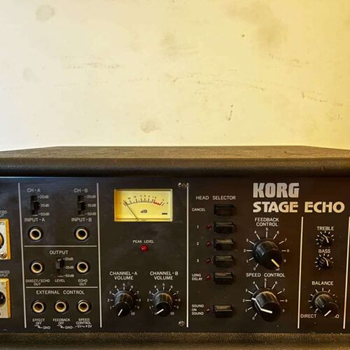 1970s Korg SE-500 Stage Echo Tape Delay Black -             Delay