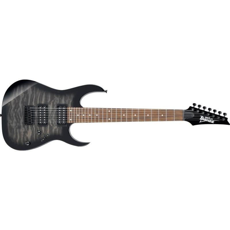 Ibanez Ibanez GRG7221QA Gio, Trans Black Sunburst Trans Black - £232.5 new Guitar