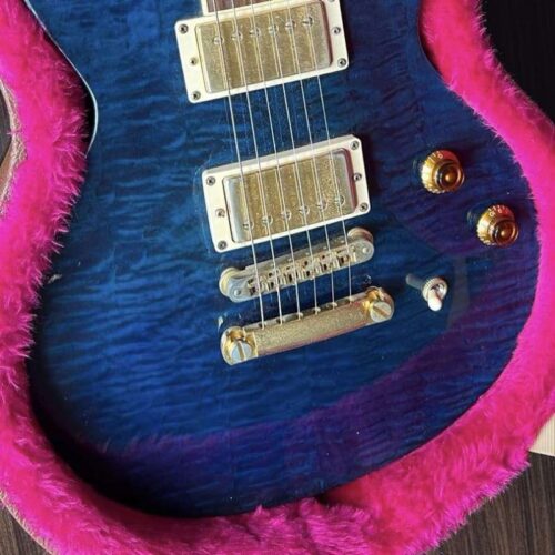 Gibson Les Paul Standard Doublecut Blue Quilted Maple Top -         Les Paul