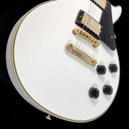 1989 - 2012 Epiphone Les Paul Custom Alpine White -         Les Paul