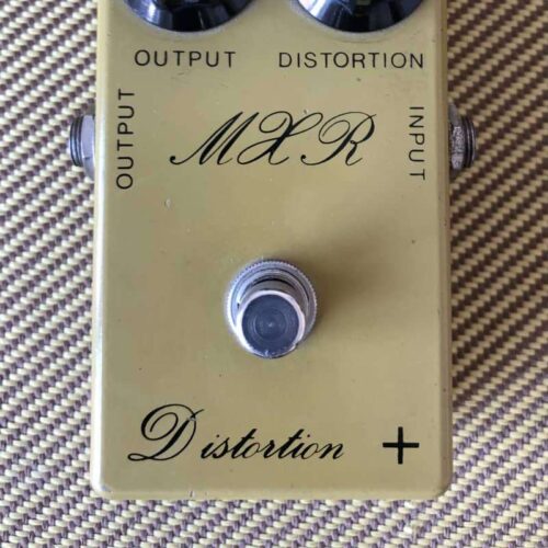 1975 MXR Script Distortion + Yellow -