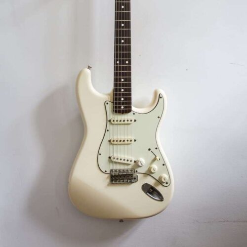 1983 Squier SST-45 Stratocaster olympic white -        Stratocaster