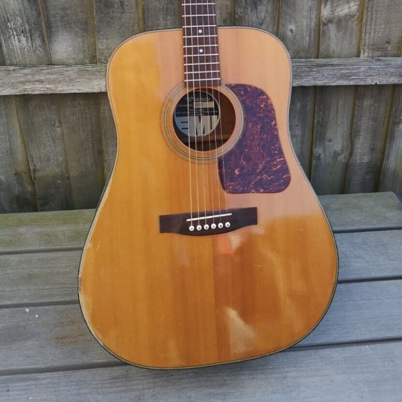 70s / 80s EMI ACOUSTIC GUITAR Natural - £90 used Guitar