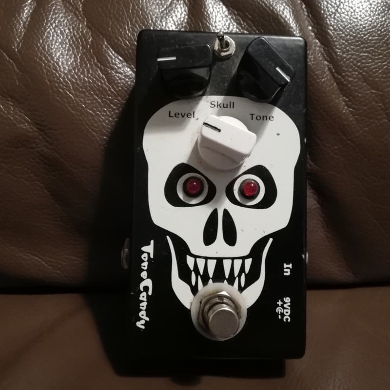 used Tone Candy Skull Overdrive Pedal Black - Effect Pedal