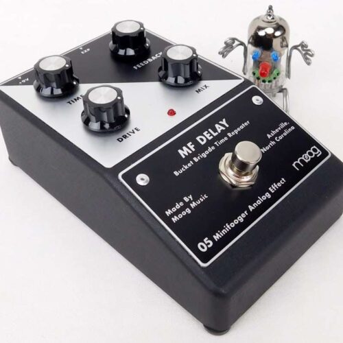 used 2010s Moog Minifooger MF Delay Black - Effect Pedal