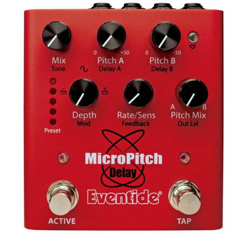 used 2021 Eventide MicroPitch Delay Pedal Red - Effect Pedal