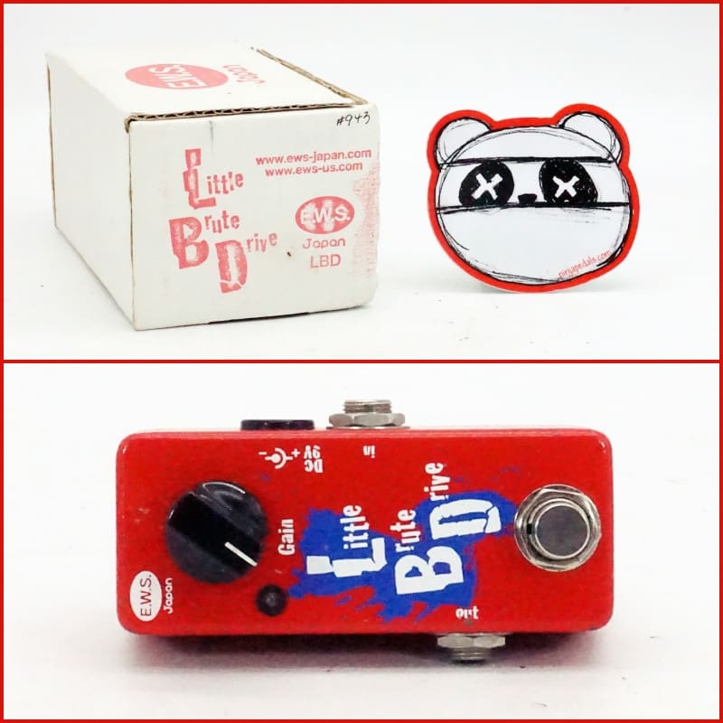 used 2010s E.W.S. Little Brute Drive Red - Effect Pedal