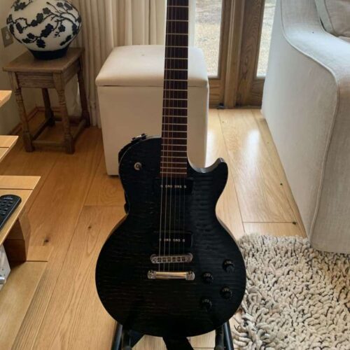 2018 Gibson Les Paul BFG P-90 Worn Ebony -         Les Paul