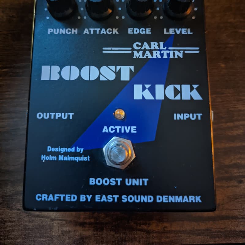 used 2010s Carl Martin Boost Kick Black – Effect Pedal