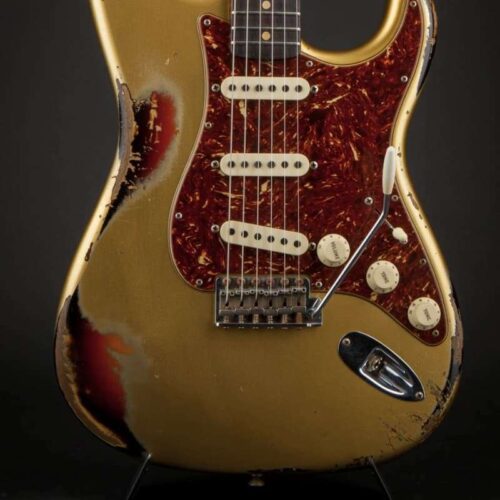 2020 Fender Custom Shop Ltd Roasted Poblano Stratocaster Gold ... -       Custom Shop Stratocaster