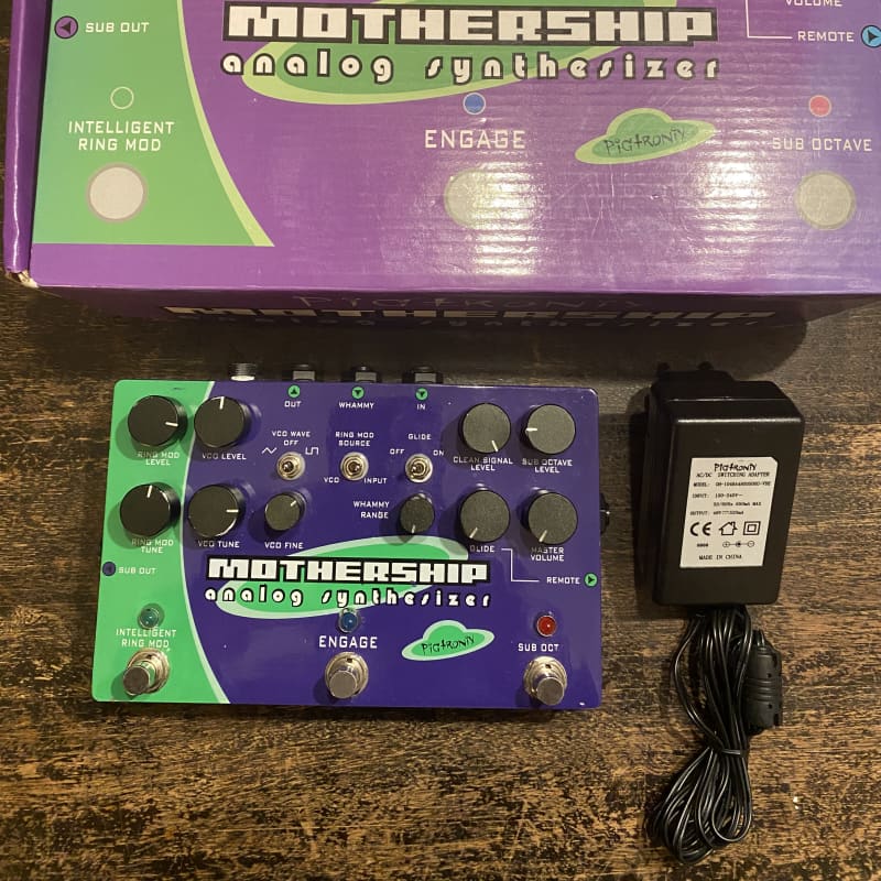 used 2012 Pigtronix Mothership Green & Purple - Effect Pedal