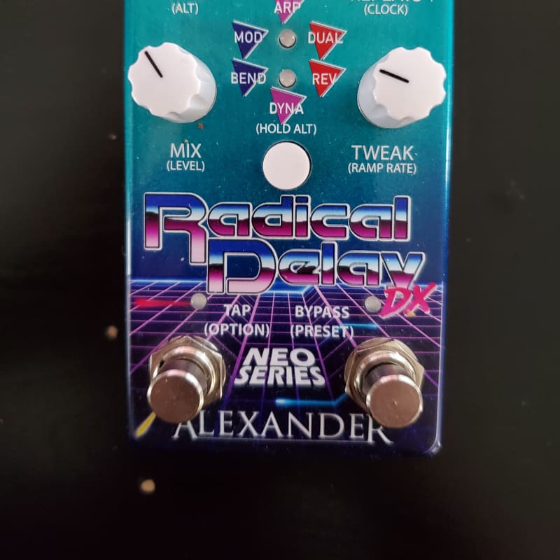 used 2019 Alexander Pedals Radical Delay DX Tokyo Nights - Effect Pedal