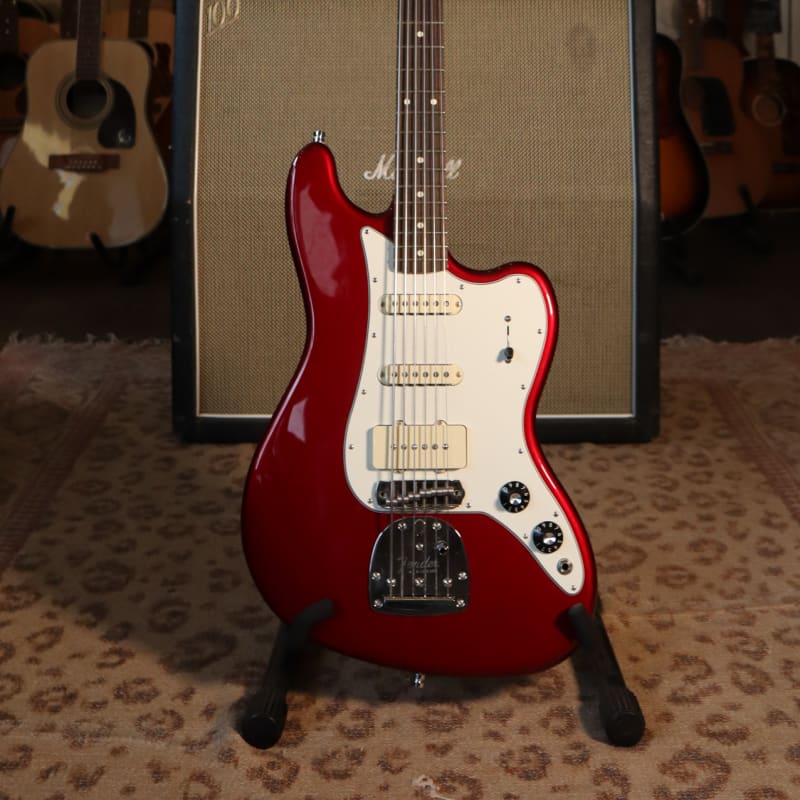 2013 Fender Pawn Shop Bass VI Candy Apple Red - £1999 used Guitar